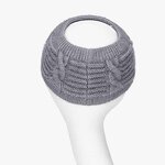 Knitted Hat Supplier - Women Ponytail Keep Warm Sport Empty Top Winter Hat