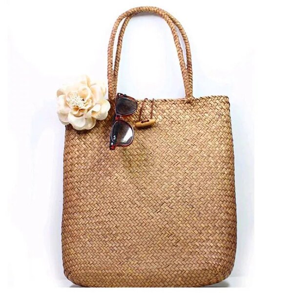Straw Bag Manufacturer - Women Summer Large Tote Beach Casual Shoulder Bag