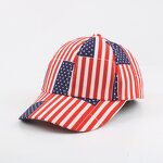 Baseball Cap Supplier - UV Protection Kids National Flag Adjustable Cap
