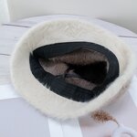 Bucket Hat Manufacturer - Winter Faux Rabbit Fur Fisherman Hat