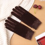 Etiquette Gloves Factory - Women Winter Knitted Warmth Stretch Dance Gloves