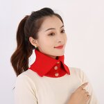 Neckerchief Supplier - Neck Support Keep Warm Half High Collar Fake Collar