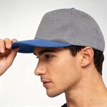 Baseball Cap Factory - Vintage 5 Panel Low Profile Trucker Corduroy Hat