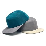 Baseball Cap Factory - Vintage 5 Panel Low Profile Trucker Corduroy Hat