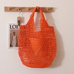 Straw Bag Factory - Hollow Big Tote Summer Beach Bucket Bag for Women