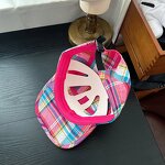 Baseball Hat Manufacturer - New Fashion Hip-hop Plaid Check Flat Top