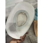 Cowboy Hat Manufacturer - Vacation Beach Hollow Straw Boho Hip Cowboy Hat