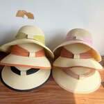 Straw Hat Supplier - Women Beach Sun Travel Foldable Brim Summer UV Hat