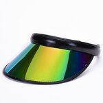 Sun Visor Supplier - PVC Laser Iridescent Multi Color UV Sports Cap