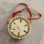 Straw Bag Manufacturer - Ladies Hand-woven Straw Box Handbag Crossbody Bag