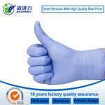 Purple Nitrile Gloves Bulk - 100PCS Working Disposable