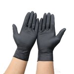 Black Nitrile Gloves Supplier - OEM Tattoo Work Disposable
