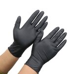Black Nitrile Gloves Supplier - OEM Tattoo Work Disposable