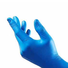 Industrial Nitrile Gloves Factory - Blue Large Disposable