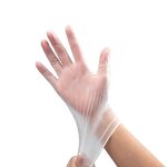 Examination Gloves Bulk - 100PCS Clear Disposable