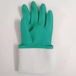 PVC Nitrile Gloves Supplier - Green Double Dipped