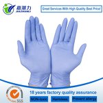 Purple Nitrile Gloves Bulk - 100PCS Working Disposable
