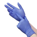 Purple Nitrile Gloves Bulk - 100PCS Working Disposable