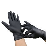 Black Nitrile Gloves Supplier - OEM Tattoo Work Disposable