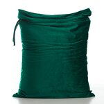 Santa Bag Supplier - Custom Velvet Present Sack Drawstring