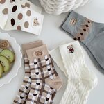 Bear Socks Factory - Korean Cute Embroidery Wholesale