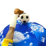 Soccer Cap Manufacturer - 3D Football Player Funny