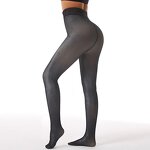 Metallic Pantyhose Manufacturer - High Waist Fleece Lined