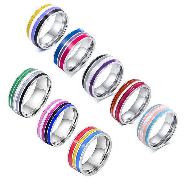 Pride Ring Manufacturer - Personalized LGBT Promise