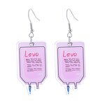 Nurse Earrings Manufacturer - Thermometer Design Acrylic