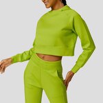 Women Lounge Sets Manufacturer - 2025 Fall Cropped Sweatshirt