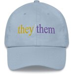 Pride Dad Hat Supplier - LGBTIQA+ Nonbinary Pronouns