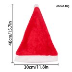 Christmas Hat Supplier - Winter Thickened Plush Pompom