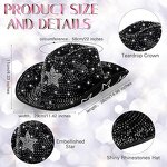 Cowboy Hat Supplier - Disco Silver Star Rhinestone