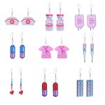 Nurse Earrings Manufacturer - Thermometer Design Acrylic