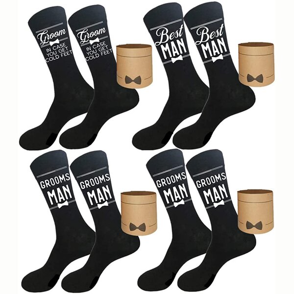 Groomsman Socks Manufacturer - Funny Proposal Gifts Cotton