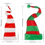 Christmas Hat Supplier - Novelty Striped Faux Fur