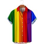 Pride Shirt Manufacturer - LGBTQ Rainbow Flag Men's