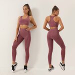 Women Gym Sets Manufacturer - 3 Pieces Sport Bra Legging