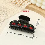 Hair Claw Clip Factory - Charm Cherry Nonslip Grip