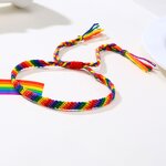 Pride Bracelet Supplier - Rainbow Adjustable Handmade