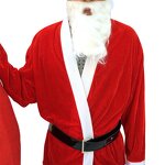 Santa Claus Costume Supplier - 5pcs Adult Role Play Suit