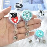 Badge Reel Supplier - Cartoon Pet Nurse Retractable