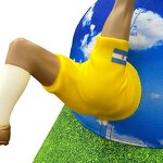 Soccer Cap Manufacturer - 3D Football Player Funny