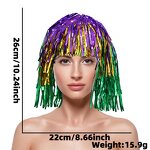 Mardi Gras Wig Supplier - Colorful Fringe Carnival