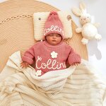 Baby Beanie Manufacturer - Custom Name Embroidery Pom Pom