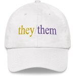 Pride Dad Hat Supplier - LGBTIQA+ Nonbinary Pronouns