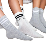 Bridal Party Socks Factory - Custom Striped Jacquard