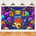 Carnival Backdrop Supplier - Party Masks Banner Decor