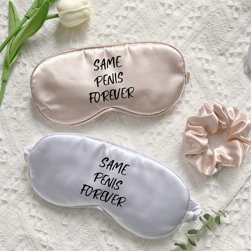 Sleep Mask Manufacturer - Bride Bachelorette Silk