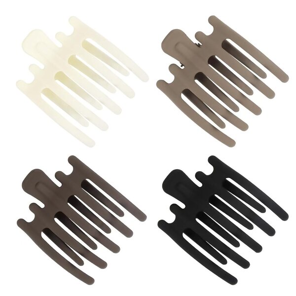 Hair Claw Clips Supplier - 3.54 Inch Curved Alligator
